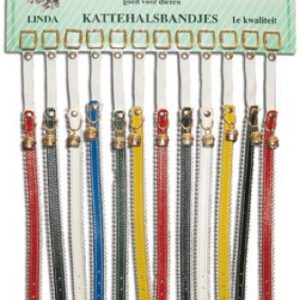 Kattenhalsband – Leder met vilt