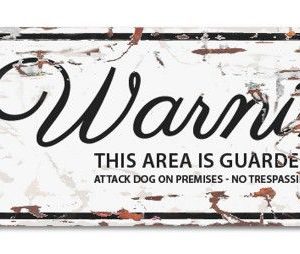 D&D – Waarschuwingsbordje Chihuahua (wit)