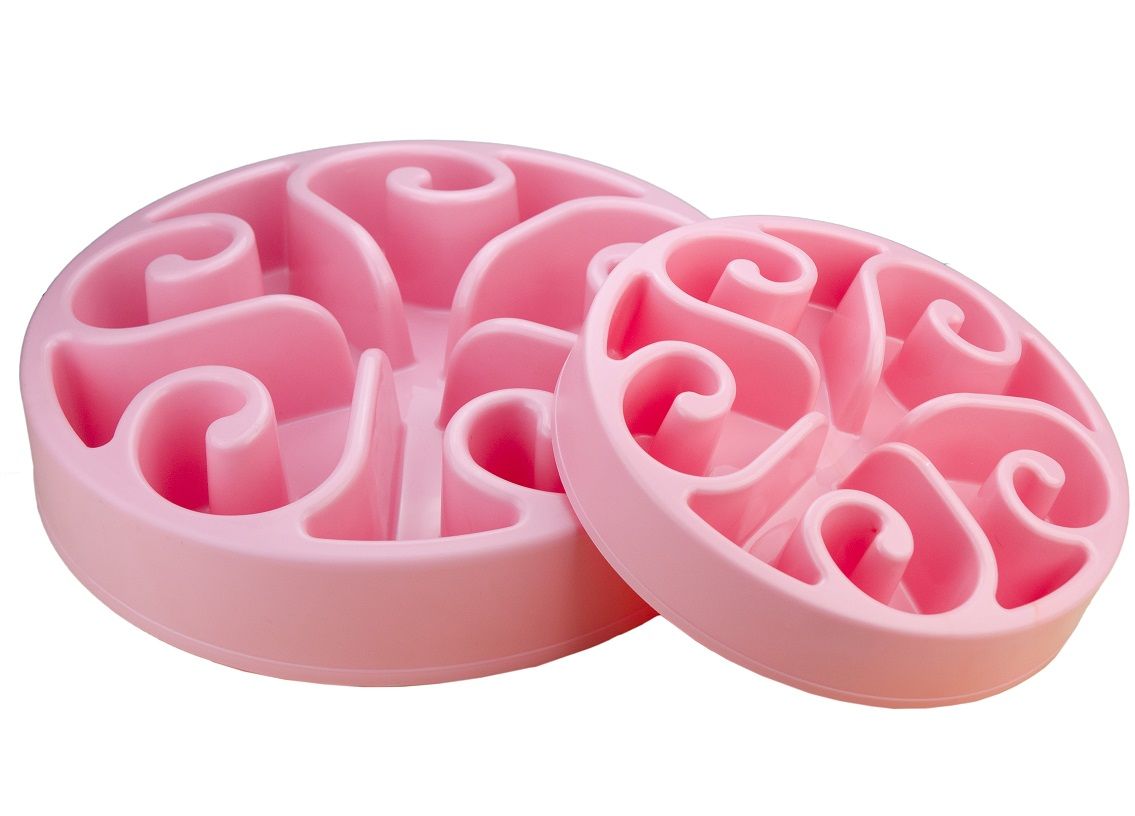 Eat Slow Live Longer Feeder – Roze