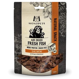 Air dried snacks Fresh Fish Salmon Cubes S/M