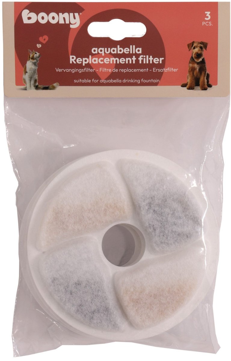 Boony – Koolfilter Drinkfontein Aquabella, 3 stuks