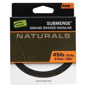 Fox – Submerge Naturals Sinking Braid 45lb 0.25mm 20.4kg 300m