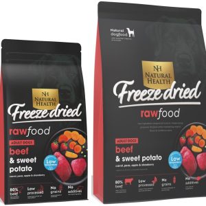 Natural Health Dog – Freeze Dried Beef 400gr