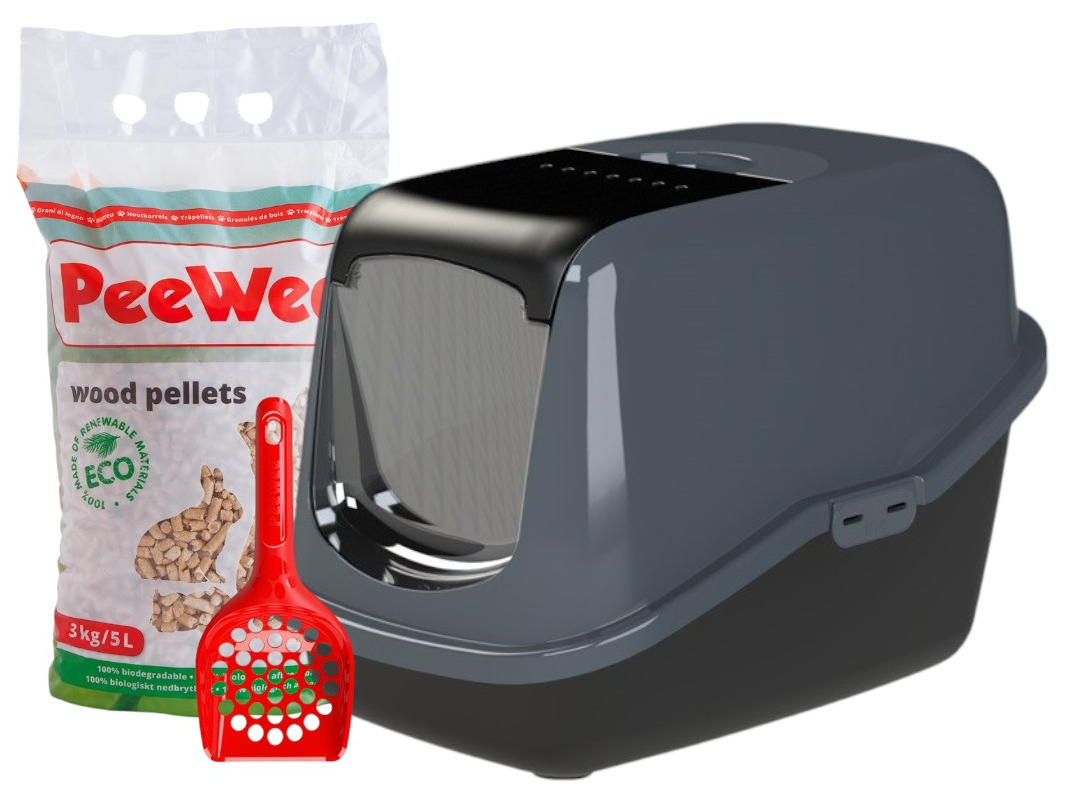 PeeWee – Startpakket EcoHus Zwart/Antraciet