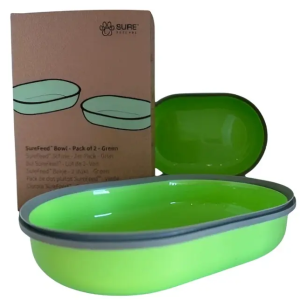 Surefeed – VoerBakje Enkel Groen, 2stuks